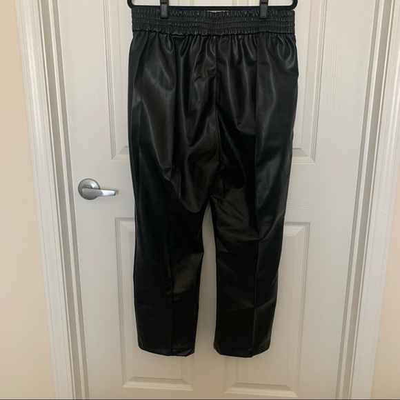 H&M Faux Leather Joggers 14 - Picture 3 of 7
